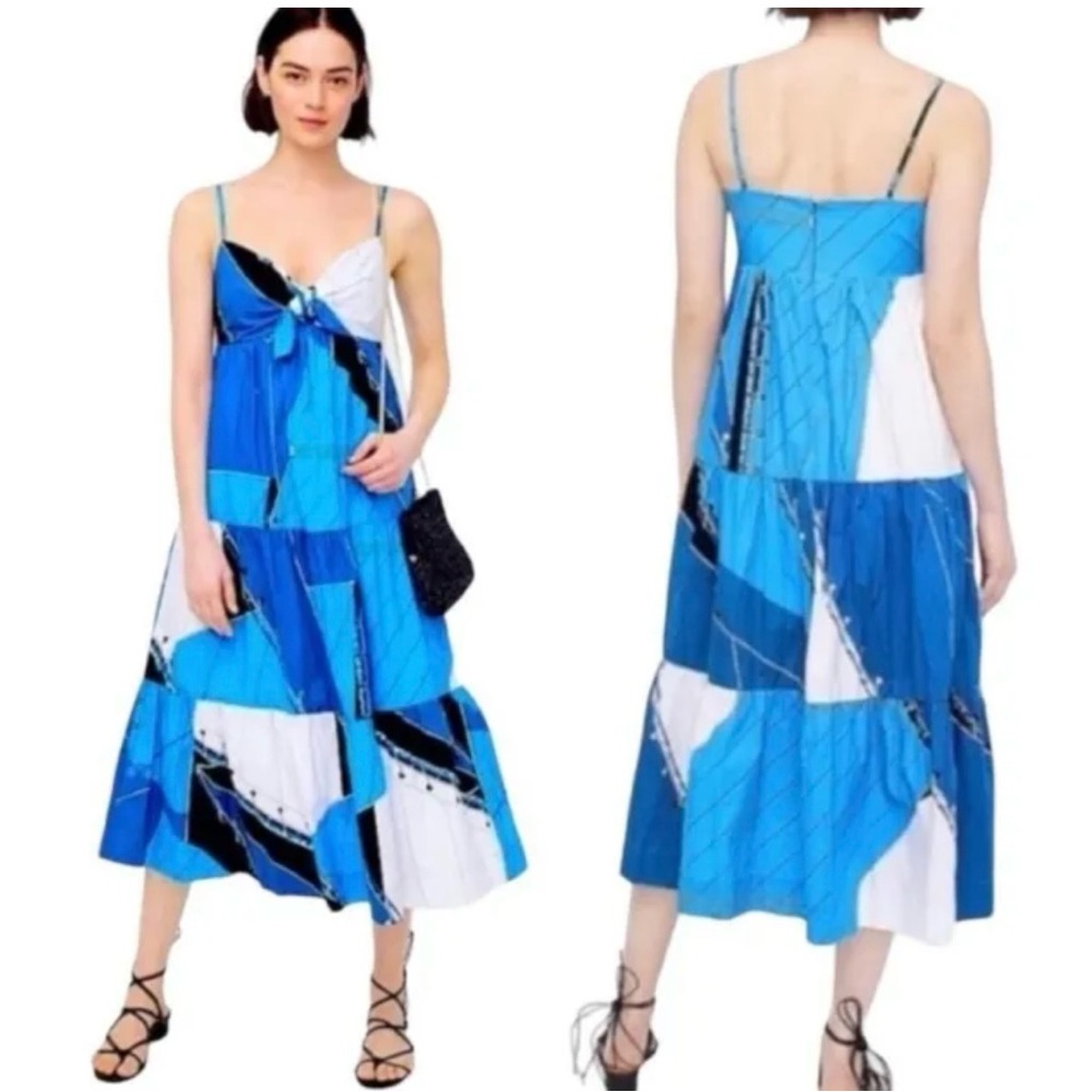 J Crew Poplin Ratti Dress NWT